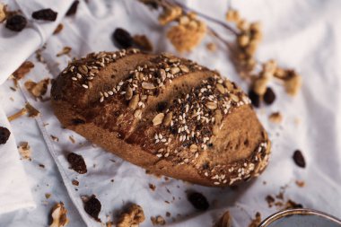 Lezzetli doğal estetik fırınlanmış ekmek