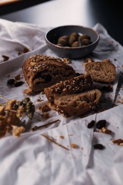 Lezzetli doğal estetik fırınlanmış ekmek