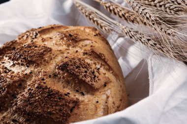 Lezzetli doğal estetik fırınlanmış ekmek