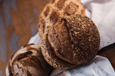 Lezzetli doğal estetik fırınlanmış ekmek