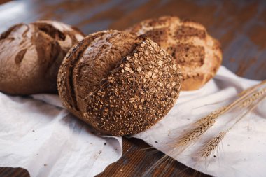 Lezzetli doğal estetik fırınlanmış ekmek