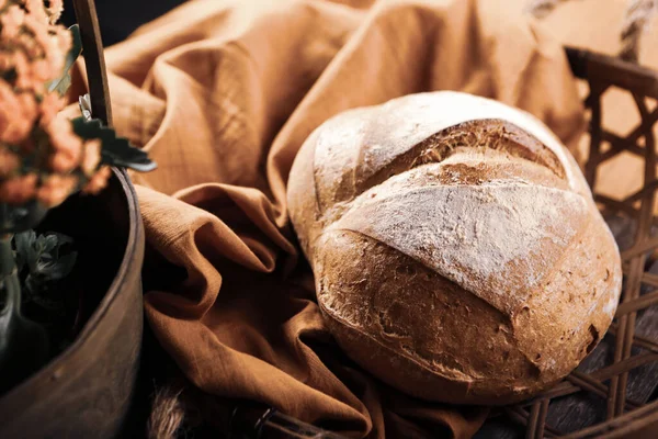 Lezzetli doğal estetik fırınlanmış ekmek