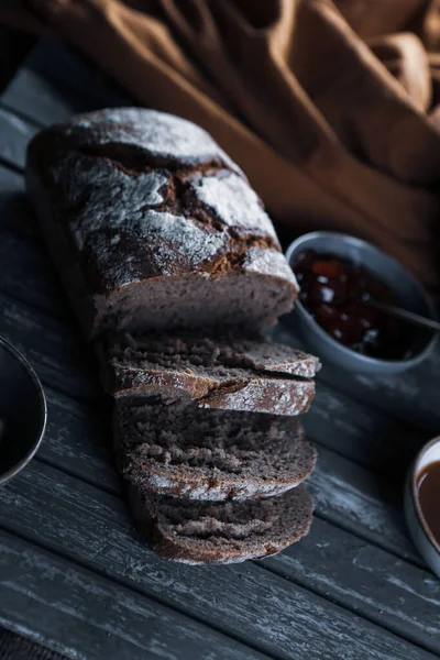 Lezzetli Doğal Estetik Fırınlanmış Ekmek — Stok fotoğraf