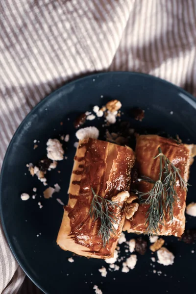 Delikat Naturligt Estetiskt Bakat Bröd — Stockfoto