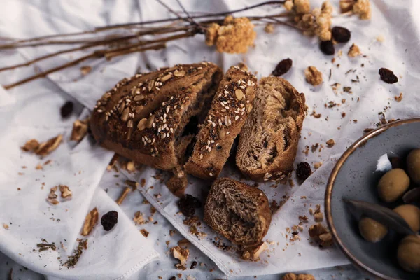 Lezzetli doğal estetik fırınlanmış ekmek