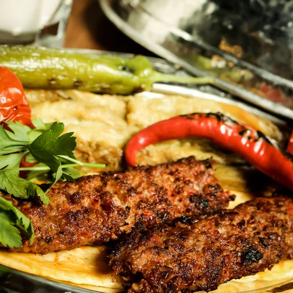 Ramadan Traditionnel Turc Arabe Kebab — Photo