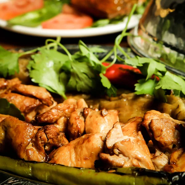 Turco Árabe Tradicional Ramadã Kebab — Fotografia de Stock