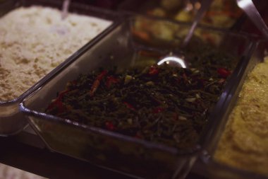 Geleneksel Türk ve Yunan yemek meze masası