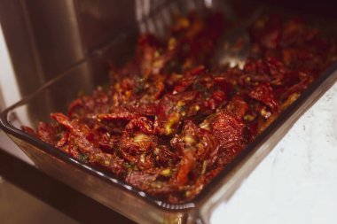 Geleneksel Türk ve Yunan yemek meze masası