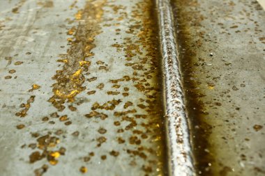 Paslı metal dokusu, eski grunge arkaplan