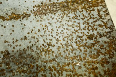 Paslı metal dokusu, eski grunge arkaplan