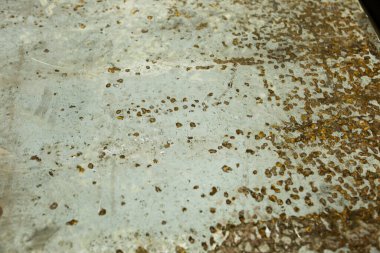 Paslı metal dokusu, eski grunge arkaplan