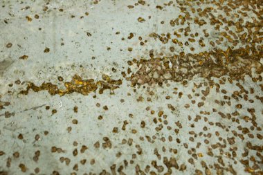 Paslı metal dokusu, eski grunge arkaplan