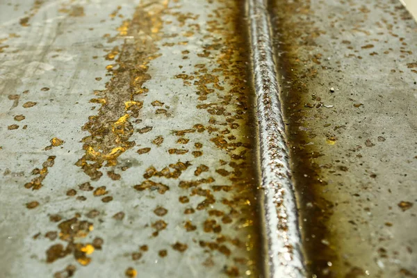 Paslı metal dokusu, eski grunge arkaplan