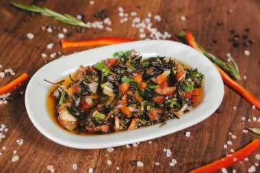 Geleneksel Türk ve Yunan yemek meze masası