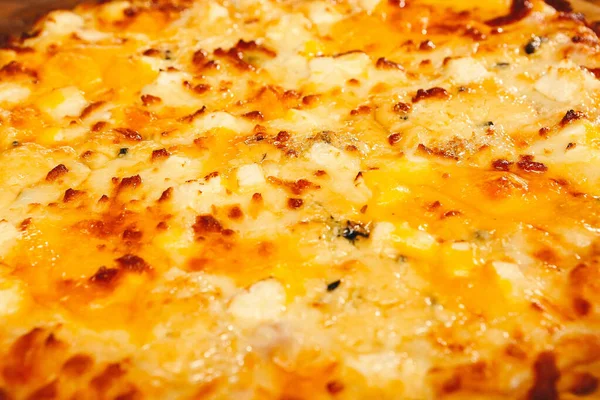 Heerlijke Mixture Pizza Italiaans Eten — Stockfoto