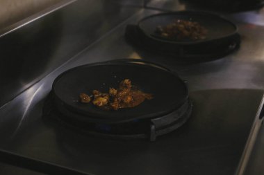 Meat Saute Turkish Et sote with Hair Pie Meat - Sac Tava - Sac Kavurma