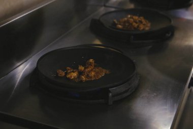 Meat Saute Turkish Et sote with Hair Pie Meat - Sac Tava - Sac Kavurma