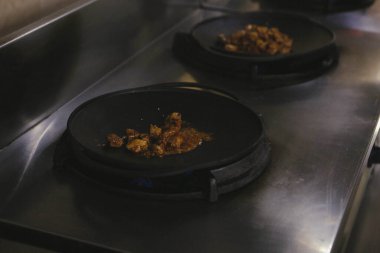 Meat Saute Turkish Et sote with Hair Pie Meat - Sac Tava - Sac Kavurma