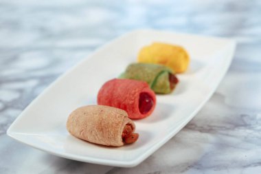 Koyu çikolata parçaları ile tanımlama 