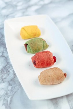 Koyu çikolata parçaları ile tanımlama 