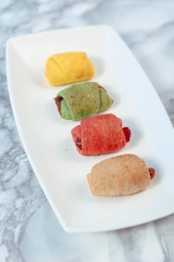 Koyu çikolata parçaları ile tanımlama 