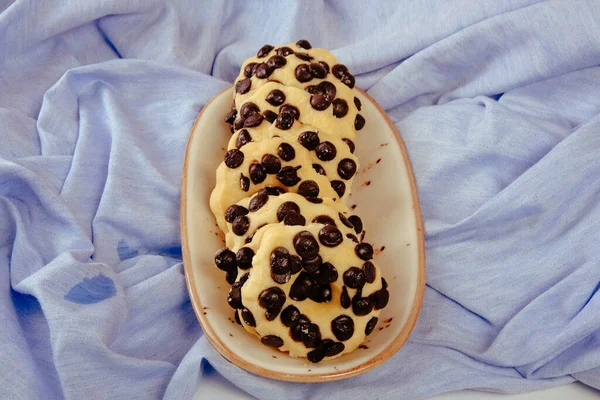 Печиво Темними Шоколадними Чіпсами — стокове фото