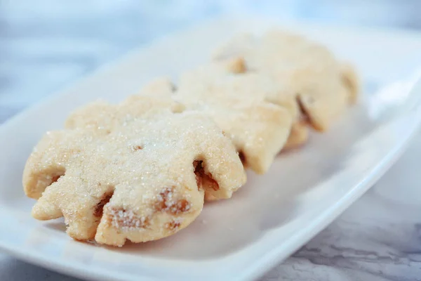 Galletas Con Chispas Chocolate Negro — Foto de Stock