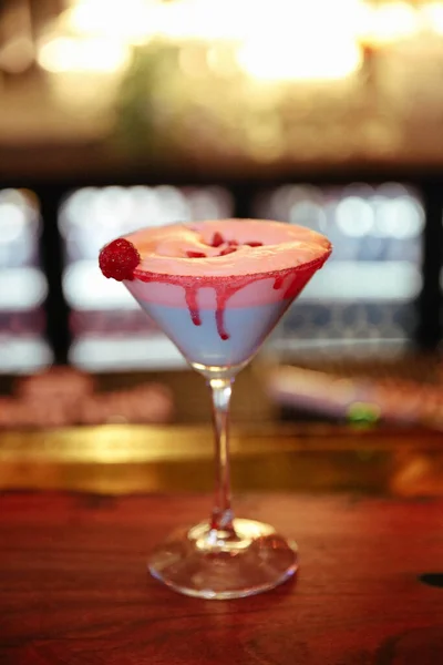 Alcohol Cocktail Drankje Tafel Restaurant — Stockfoto