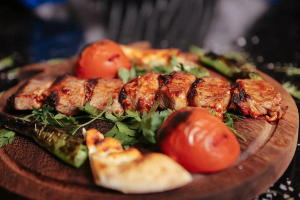 Török Arab Hagyományos Ramadán Kebab — Stock Fotó