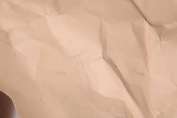 Оранжевый Складчатый Смятый Бумажный Фон Гранж Текстура Фона — стоковое фото