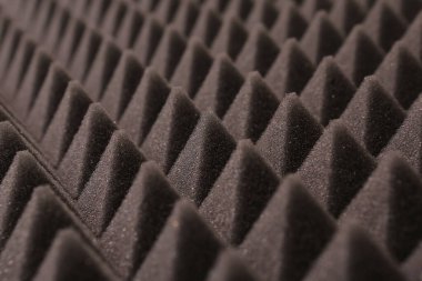 Stüdyo ses akustik köpük arka plan yakın çekim