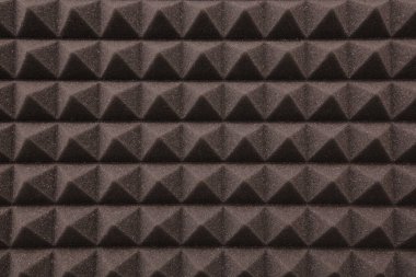 Stüdyo ses akustik köpük arka plan yakın çekim