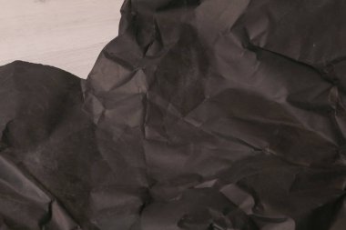 siyah buruşmuş kağıt arkaplan grunge doku arkaplanı
