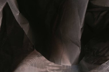 siyah buruşmuş kağıt arkaplan grunge doku arkaplanı