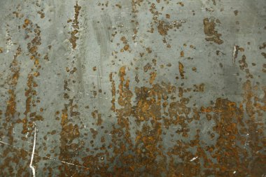 Paslı metal dokusu, eski grunge arkaplan