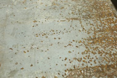 Paslı metal dokusu, eski grunge arkaplan