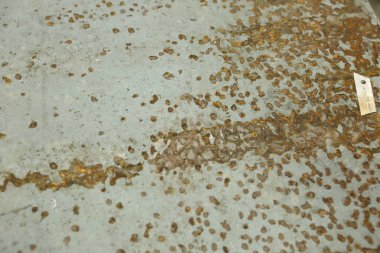 Paslı metal dokusu, eski grunge arkaplan