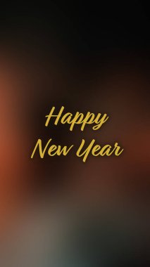 Arka plan bulanık. Mutlu yıllar.