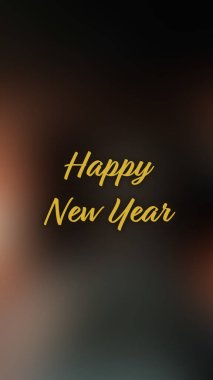 Arka plan bulanık. Mutlu yıllar.