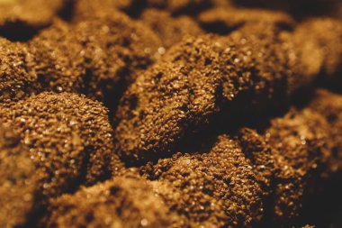 Bir grup çeşit kurabiye. Çikolata parçacıklı, yulaflı, kuru üzümlü, beyaz çikolatalı.