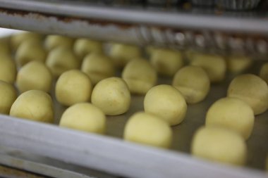 Bir grup çeşit kurabiye. Çikolata parçacıklı, yulaflı, kuru üzümlü, beyaz çikolatalı.