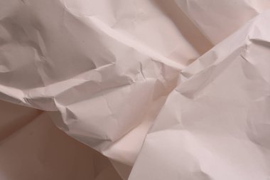 Beyaz buruşmuş kağıt arkaplan grunge doku arkaplanı