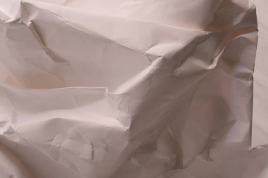 Beyaz buruşmuş kağıt arkaplan grunge doku arkaplanı