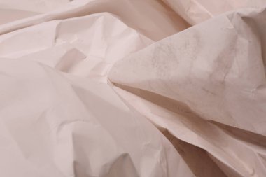 Beyaz buruşmuş kağıt arkaplan grunge doku arkaplanı