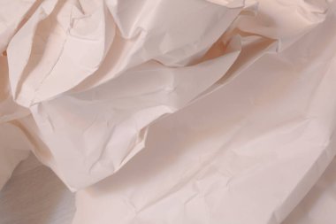 Beyaz buruşmuş kağıt arkaplan grunge doku arkaplanı