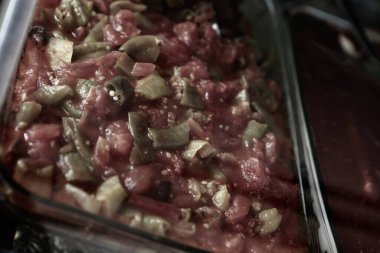 Geleneksel Türk ve Yunan yemek meze masası