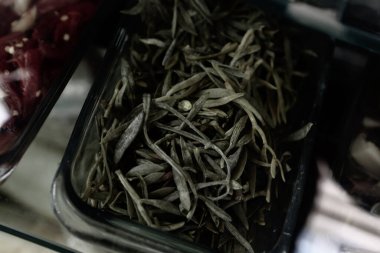 Geleneksel Türk ve Yunan yemek meze masası