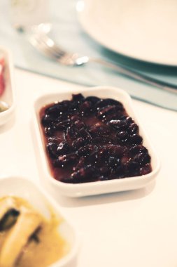 Geleneksel Türk ve Yunan yemek meze masası