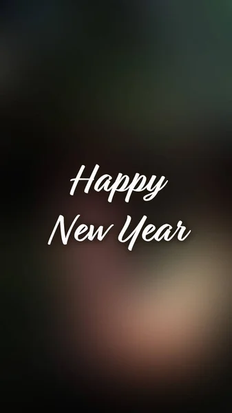 Blurred Background Happy New Year — Stock Photo, Image